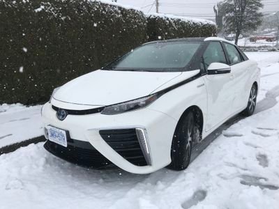 Proud owner of #HFCEV #Toyota #Mirai for 4 years and 6 months; 55,715 km driven, 577 kg of hydrogen consumed, driving every day.