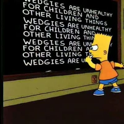 wedgies are unhealthy for children and other living things