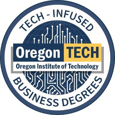 OregonTechBus's profile picture. Official page of the Oregon Tech Business Management Department | IACBE | Nine TECH-Infused Business Degrees #OregonTechTogether