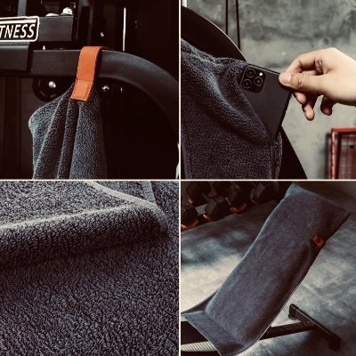 Protect yourself from germs at the gym with our magnetic bench cover gym towels
Keep your personal belongings safe with our zip pocket