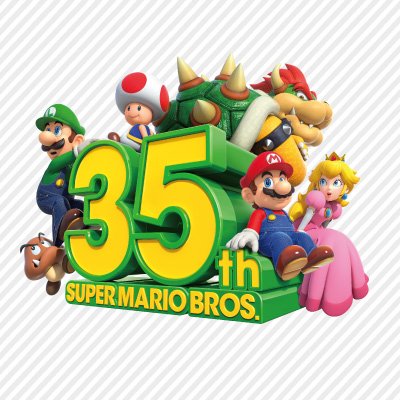 「スーパーマリオブラザーズ35周年」の公式アカウントです。キャンペーンの情報や、35年間のマリオヒストリーをお届けします。ご質問・お問い合わせにはお答えしておりませんのでご容赦ください。
 #スーパーマリオ35周年