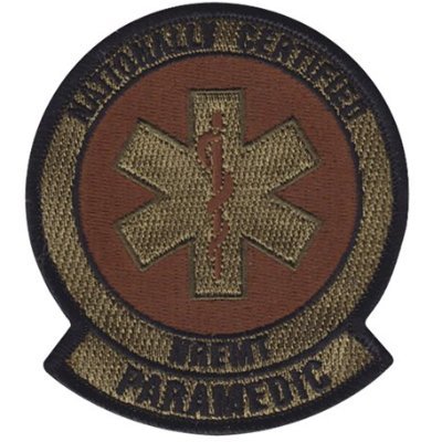 Nationally registered paramedic.