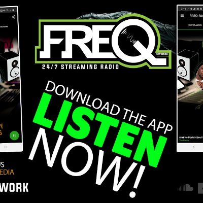 https://t.co/Bre8rel1eX ⬅️ Tune in here to listen while you tweet.. 24/7 Streaming eclectic radio (Pop, Rap, Rock, Dance,  & more!). #freqnetwork DOWNLOAD OUR APP 🤳