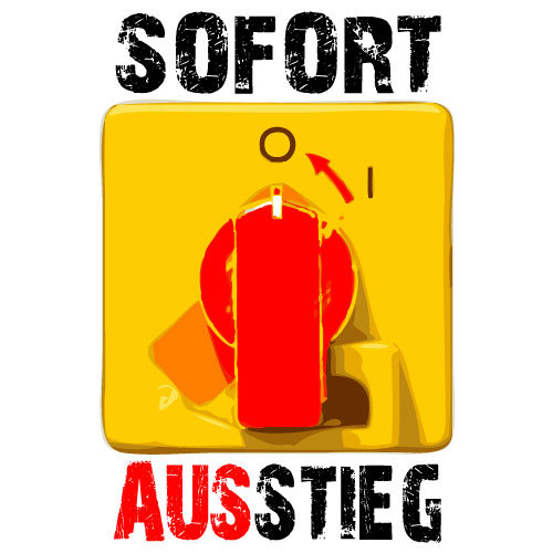 Sofortausstieg's profile picture. Der Sofortausstieg aus der Atomenergie ist die einzige Konsequenz aus den Gefahren dieser Technologie. Restrisiko und hochradioaktiver Atommüll stoppen. Sofort!