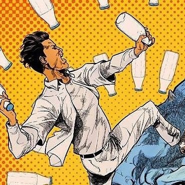 A milkman with zero self-esteem leads the residents of Crafton Hill in a daring rescue when his lifelong crush is abducted by aliens... 🛸 #comicbooks #comics