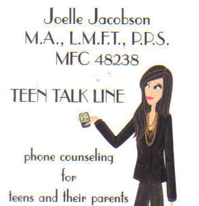 TeenTalkLine1's profile picture. Information for teens and their parents from a licensed Marriage and Family Therapist & School counselor, who specializes in females ages tween through adults.
