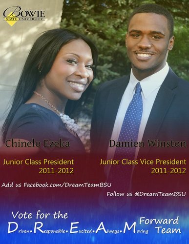 The official Twitter for Junior Class Pres Chinelo Ezeka and Junior Class VP Damien Winston. Follow us for campaign updates, giveaways and much more!