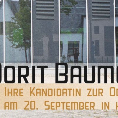 Architektin, Kulturaktivistin und Kandidatin zur Oberbürgermeisterwahl in Hoyerswerda am 20. September 2020