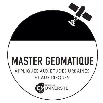 Compte officiel du Master Géomatique @UniversiteCergy  #University #GIS #cartography #mapping #opendata #criticalGIS #qualitativeGIS #urbanstudies #environment