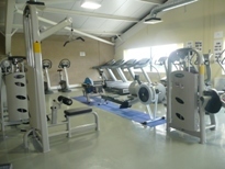 Sports hall available for indoor soccer, basketball, table tennis, badminton etc. Also pulse gym with all new cardio and resistance machines.