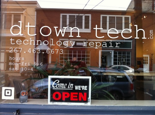 dtown tech | technology repair shop in doylestown borough. iPhone repair. mac & pc repair. laptop screens. virus removal. used computers. awesome service.