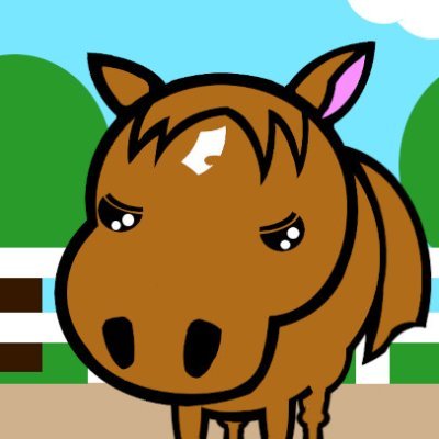 Ks 馬イラスト垢 ブルックリン クレイン伊奈 乗馬 馬 イラスト 馬イラスト 馬ステッカー