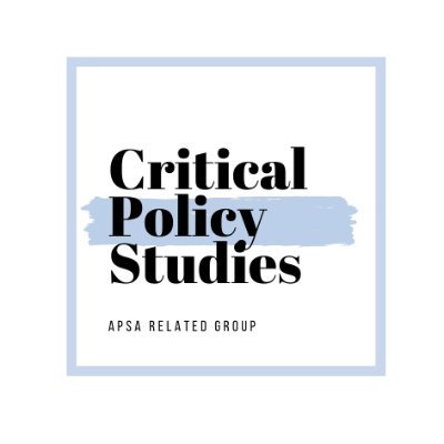 ApsaPolicy's profile picture. Follow us for the news and scholarship on critical and interpretive approaches in public policy  | APSA related group