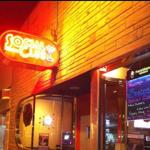 Boscos Social Club located in historic downtown Waukesha.  Come enjoy live music on Saturdays and great drink specials!!!