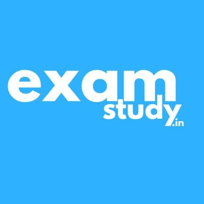examstudyindia's profile picture. Your all in one destination for Exam Alerts, Study Notes, Questions and PDF Downloads for students and aspirants.