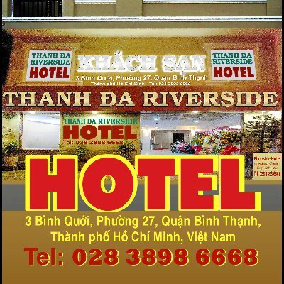 Khách sạn Thanh Đa Riverside ;
3 Bình Quới, Phường 27, Quận Bình Thạnh, Thành phố Hồ Chí Minh, Việt Nam ;
Tel: 028 3898 6668 ;
Hotline: 0911531133 ;