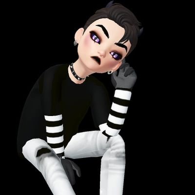 💜Gender:fluid,usually male.
💜Sex:Ace.
💜Friends?Unknown yet.
💜i like chaos,and my music box.
💜i hate stalkers and constant questions.
💜M a n g l e d💜