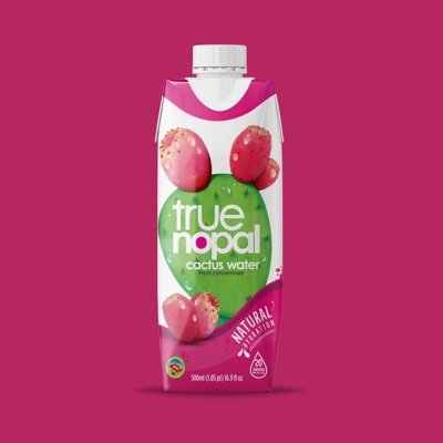 100% all natural & made with the prickly pear cactus fruit!🌵 Potassium magnesium electrolytes & less than 1/2 calories & sugar as coconut water! #cactuswater