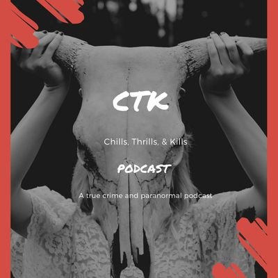 Chills, Thrills, and Kills: The Podcast. 
A spooky true crime and paranormal podcast, with host Katie 🖤
She/Her pronouns 😊