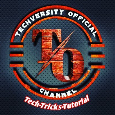 Official Account Of Techversity Official Youtube Channel
📸https://t.co/AREzNld3Mj