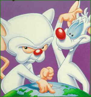The irony of it all, Pinky. Years of trying to take over the world, and all I had to do was say moo.
