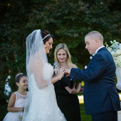Cape Cod wedding officiant specializing in customized wedding ceremonies and personal vow writing services.