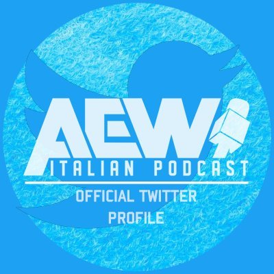 aew_it_podcast's profile picture. Ogni Venerdì alle 9 un nuovo podcast in italiano dedicato alla All Elite Wrestling