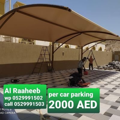 we r make car parking shade,,,play ground shade,swimming pool shade,,,outdoor Indore tent,,,all kinds of tarpaulin,,,, if u want contact us 00971529991502
