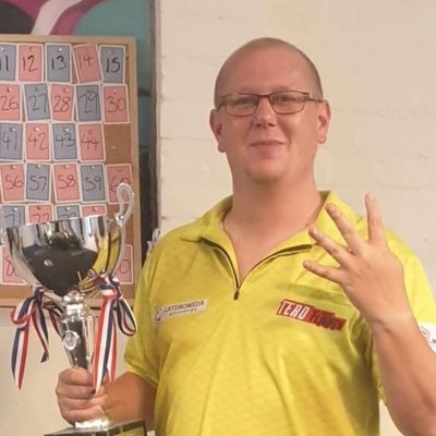 Former international athlete, now playing on the PDC Challenge Tour. super dad :) Sponsored by Darts GB, Catdromeda Accounting. Flights by L-Style