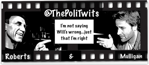 Political tennis match!
★@ThePoliTwits ★
@MulliganJimmy & @WillRogersUSA team up to debate the GOVERMENT & politics. Of the day in a funny way.