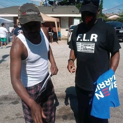 F.L.R is a (NPO) Started after the shooting  of Jacob Blake we doing voter reg dr homeless dr  giving away doz tshirt  blankets,accepting donation $papagoat1