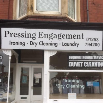 Dry cleaning, ironing and laundry service. 84 Woodlands Road FY8 1DA 01253 794200
