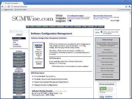 SCMWise Software Configuration Management
SCM is the development and use of software technical standards and processes for managing evolving software systems.