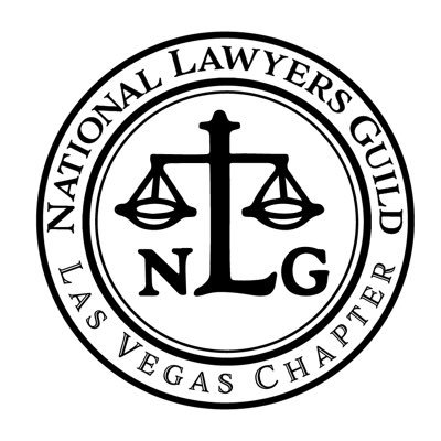 Las Vegas National Lawyers Guild Chapter. Legal support for progressive social movements. Human rights over property rights.