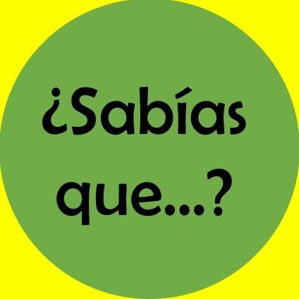 Datos interesantes... ¿Sabías que... Te invitamos a seguirnos?

Instagram: @sabiasque2803