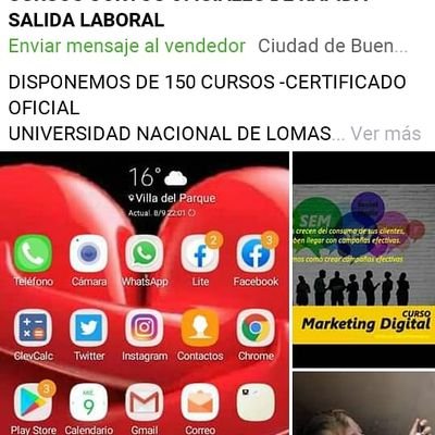 Cursos oficiales con salida laboral.