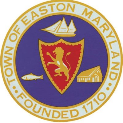 The Town of Easton Maryland, founded in 1710.