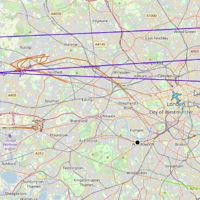 A Raspberry Pi in SW London tweeting when aircraft go past. Find me on GitHub. Built by @sbisson. No longer posting due to Twitter API charges.