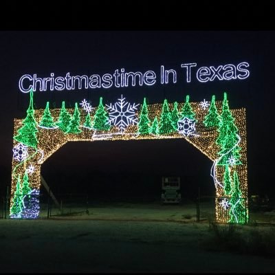 A brand new drive-through Christmas light park.