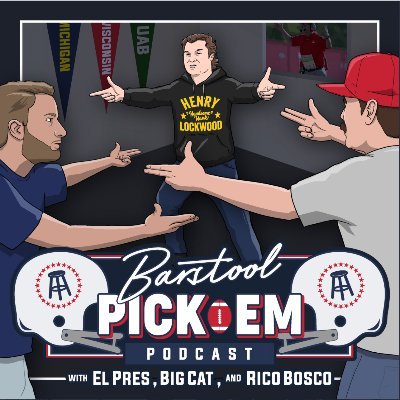 Barstool Pick Em pod ft. @stoolpresidente @barstoolbigcat and @Return_Of_RB NEW EPISODES EVERY THURSDAY Presented by @Gametime