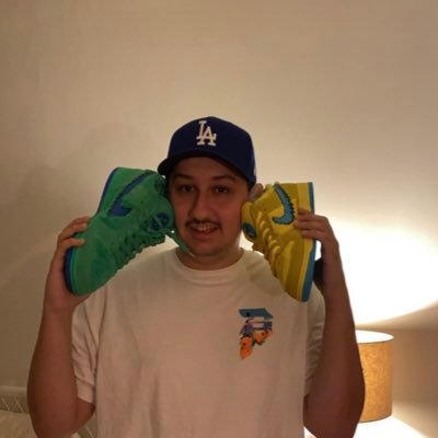 vlucas96's profile picture. Always wearing a Dodgers hat 🧢