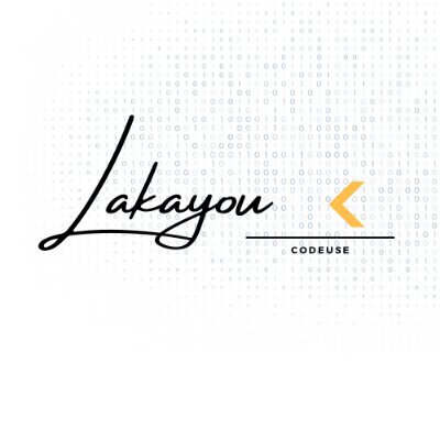 LakayouCodeuse's profile picture. Bac + 3 en systèmes d'informations et génie logiciels.
- Développeuse natif Android
- Développeuse hybride Xamarin
- une habilité à identifier et