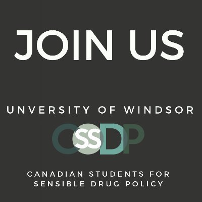 UWindsor chapter of Canadian Students for Sensible Drug Policy. Harm reduction, education, drug policy.