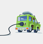 Green Vendors Inc. supplies stationary chargers that simultaneously provide electricity to food trucks and charge electric vehicles.