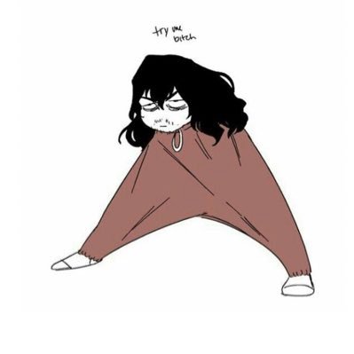 Hey just a simp for Shōta Aizawa over here. I draw stuff so yeah you’ll see that. most of the stuff is probably like 18+ ._.
