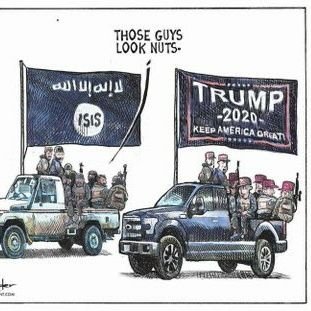 Just an Indigenous in America completely dumbfounded by what he sees going on around him. I follow back.