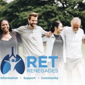 LUNGevity’s “RET Renegades” shares resources for lung cancer patients impacted by the RET mutation. Information, resources and advocacy can be found here.