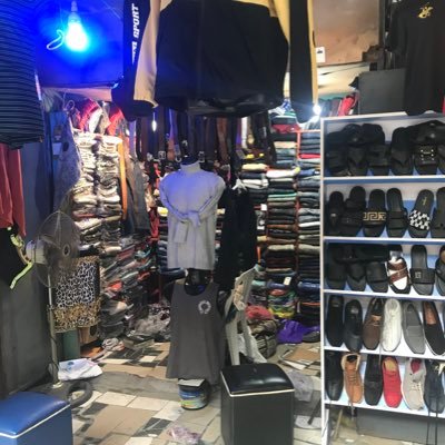 I sell men's wear & anything sellable. ATT 41&42 Oyo cluster, Trade fair complex, Balogun, Lagos. Call O8034735527. Biko, buy from me ChimaObi have to eat.