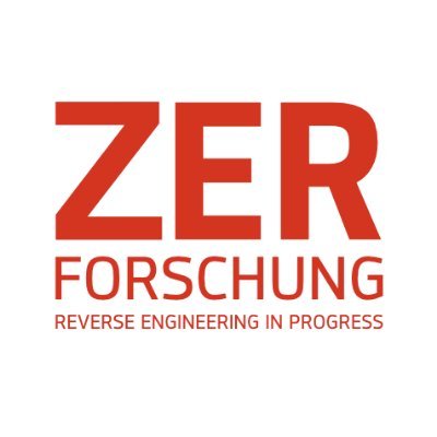 reverse engineering in progress.

contact us via twitter dm or eMail: hallo@zerforschung.org

find us on 🦣: @zerforschung@chaos.social