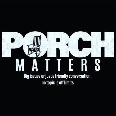 PorchMattersPod's profile picture. Official Twitter Account for Porch Matters. Step on up. Sit down. Twist off that bottle top or crack open that can, and welcome to Porch Matters!